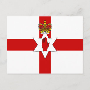 Carte Postale Drapeau Ulster Banner Irlande du Nord