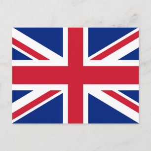Carte Postale Drapeau Union Jack du Royaume-Uni - Version authen