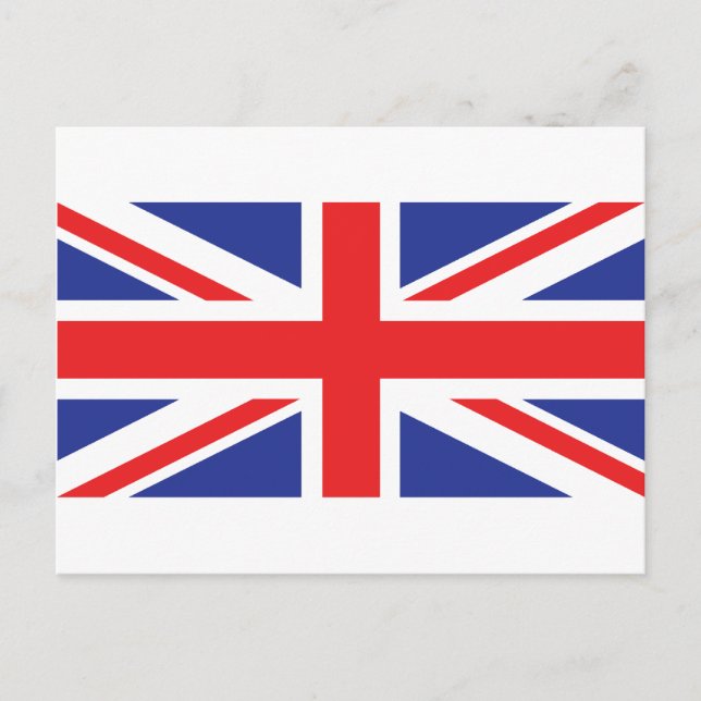 Carte Postale Drapeau Union Jack UK (Devant)