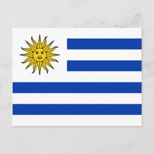 Carte Postale drapeau uruguay