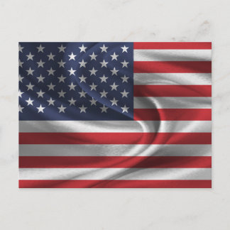 Carte Postale Drapeau USA