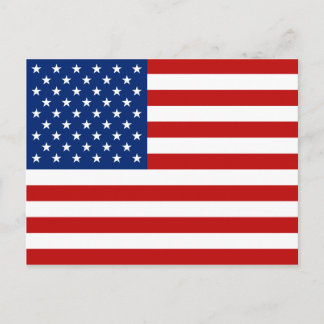 Carte postale drapeau USA