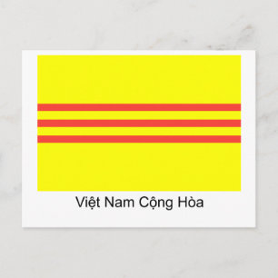 Carte Postale Drapeau VNCH