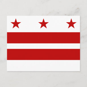 Carte Postale Drapeau Washington DC