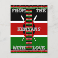 Drapeaux miniers sans fil du Kenya Frames Art