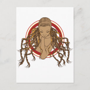 Carte Postale Dreadlock Girl