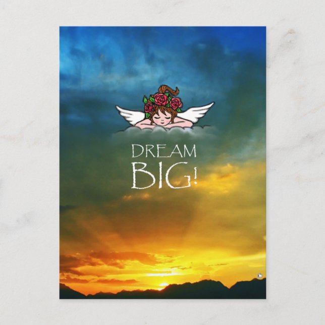 Carte Postale Dream Big (Devant)