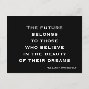 Carte Postale Dream, Croyez, Motivational Postcard