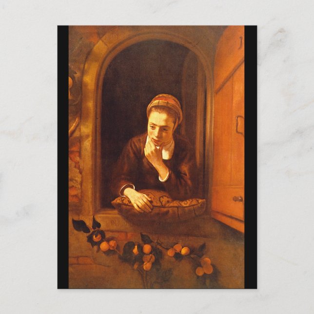 Carte Postale Dream', Nicolaes Maes_Dutch Masters (Devant)