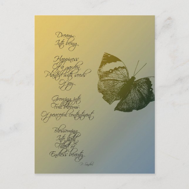 Carte Postale Dream Poem (Devant)