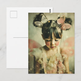 Carte Postale Dreamlike Children Portrait | Butterfly Whisper