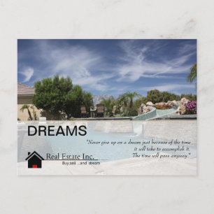 Carte postale Dreams Real Estate