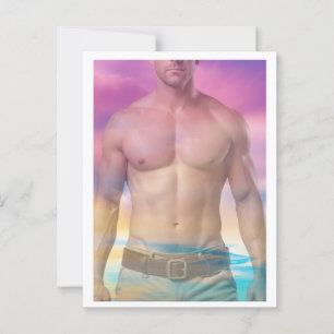 Carte Postale Dreamy Beach Torso Puzzle – Serenity Meets Strengt