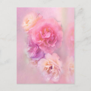 Carte Postale Dreamy Pastel Roses