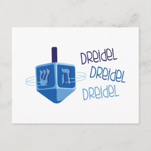 Carte Postale Dreidel Dreidel
