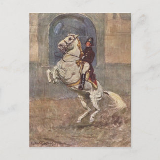 Carte Postale Dressage Montrer Cheval