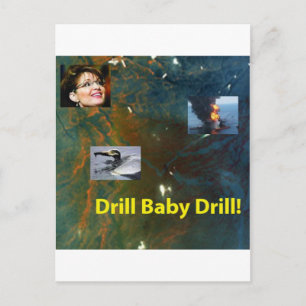 Carte Postale Drill Baby Drill