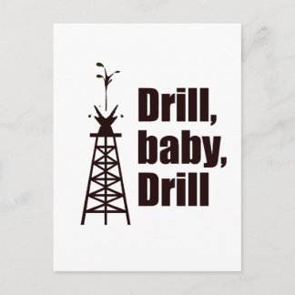 Carte Postale Drill Baby Drill