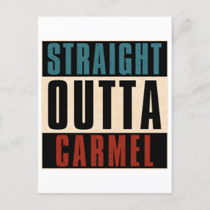 Carte Postale Droit devant Carmel Indiana IN