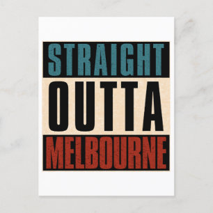 Carte Postale Droit devant Melbourne Floride FL
