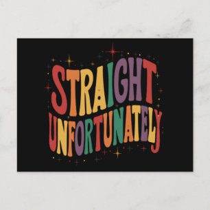 Carte Postale Droit Malheureusement Super LGBTQ Pride Gay