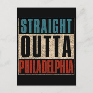 Carte Postale Droite en direction de Philadelphie Pennsylvanie P
