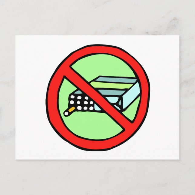 Carte Postale Droits du tabac (Devant)