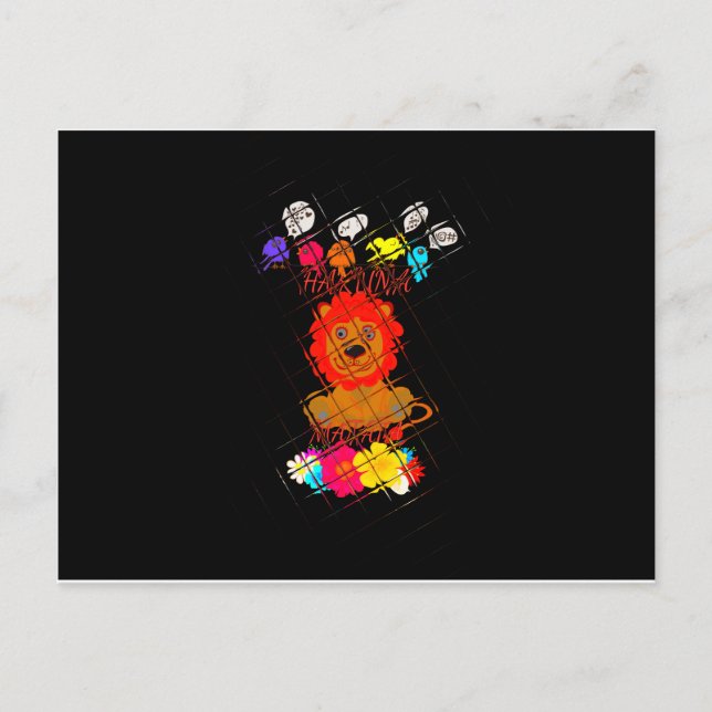 Carte Postale Drôle bébé Lion King : Hakuna Matata Art Design (Devant)