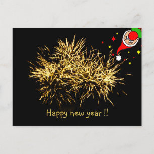Carte Postale Drôle, bonne nouvelle année !