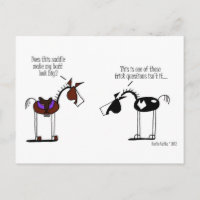 Drôle Cartoon Cheval