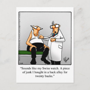 Carte postale drôle de bon rétablissement