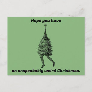 Carte Postale Drôle de Noël bizarre