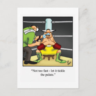 Carte postale drôle de vin "Spectickles"