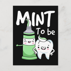 Carte Postale Drôle dentifrice Humour Dentiste Assistant dentair