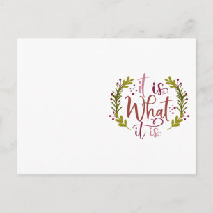 Carte Postale Drôle Design Avec Un Dit C'Est Ce Qu'Il Est