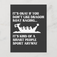 Drôle Dragon Boat Racing Humour de la ligne de nav