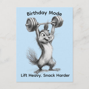 Carte postale drôle du Tamia - Mode Anniversaire A