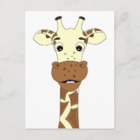 Drôle girafe dessin animé enfants
