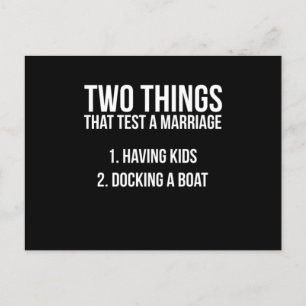 Carte Postale Drôle Pêche Dit Amarrer Un Conception De Mariage B