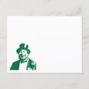 Carte Postale Drôle Qui est votre Paddy Saint-Patrick