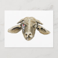 Drôle Robot Chèvre Science Fiction Parodie Humour