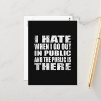 Drôle slogan sarcastique humour adulte introverti