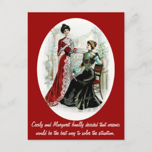 Carte Postale Drôle Vintage Dames