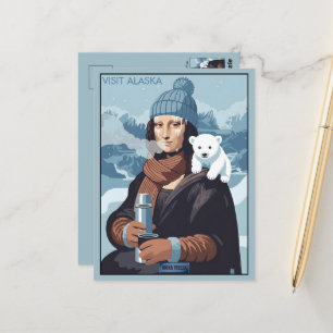 Carte Postale Drôle Visite Alaska