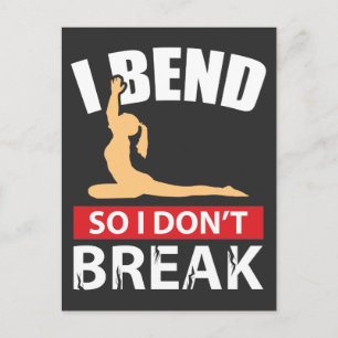 Carte Postale Drôle Yoga Dit