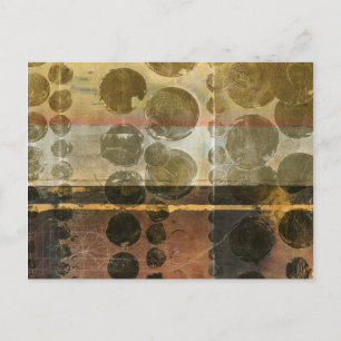 Carte Postale Droplets verts circulaires