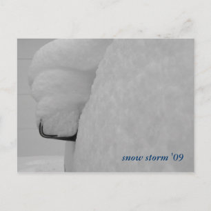 Carte Postale DSCF1089, tempête de neige '09