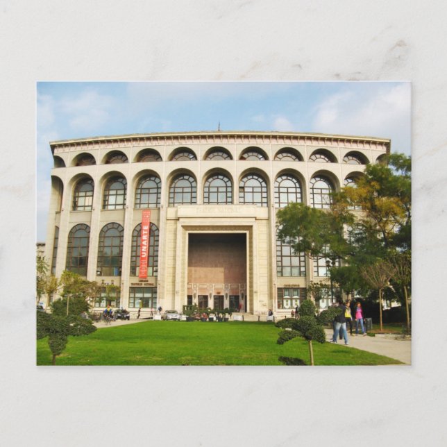 Carte postale du bâtiment de Bucarest (Devant)