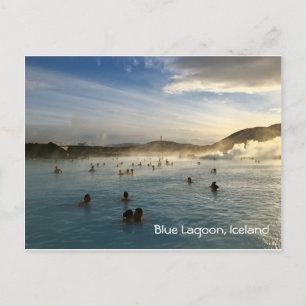 Carte postale du Blue Lagoon Islande