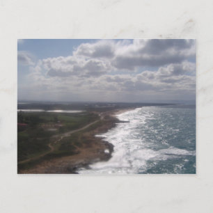 carte postale du bord de mer israélien